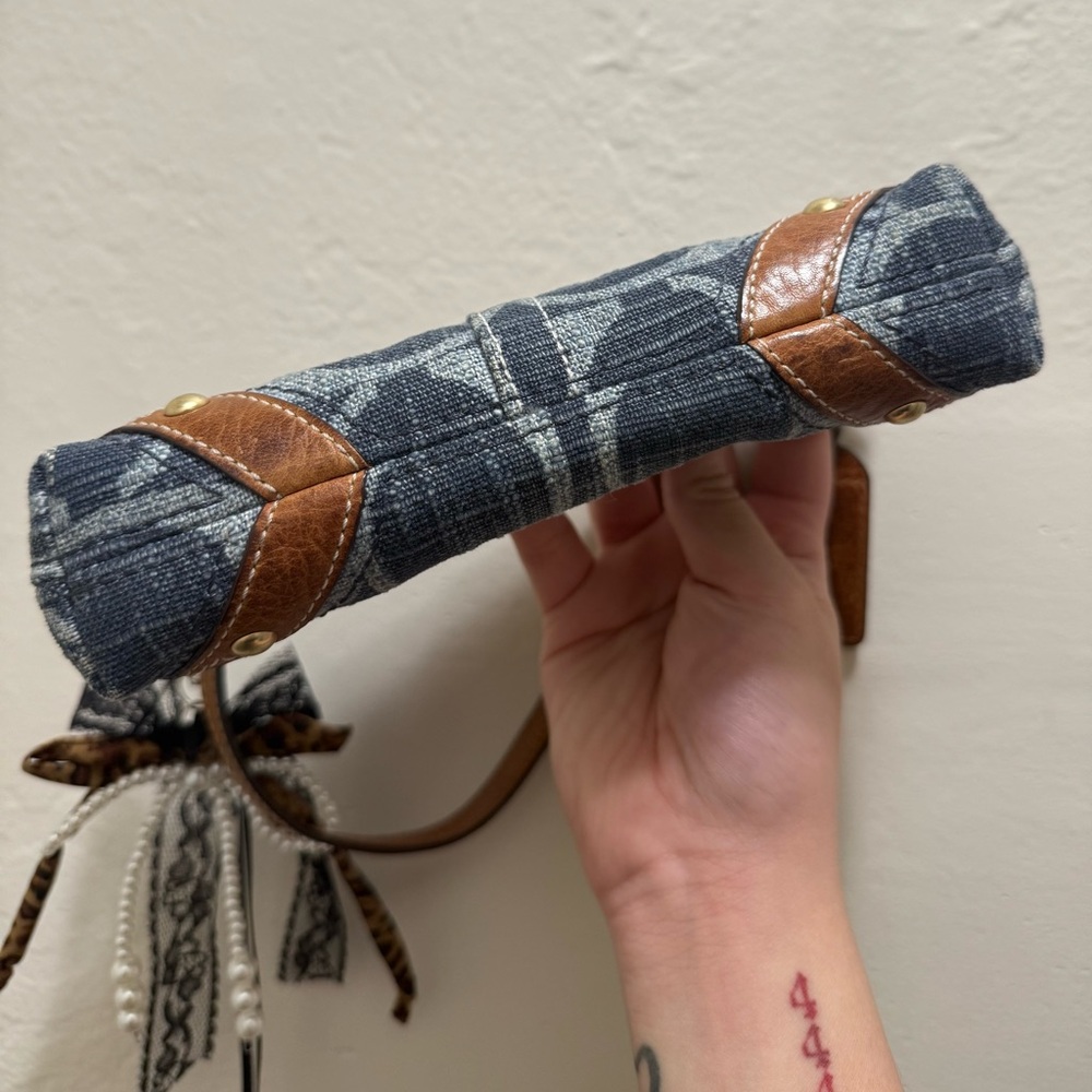 y2k coach denim mini bag - Picture 3 of 5